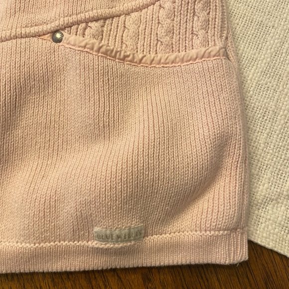 COTTON QUILT BUTTONED DOWN SWEATER L - Picture 4 of 6
